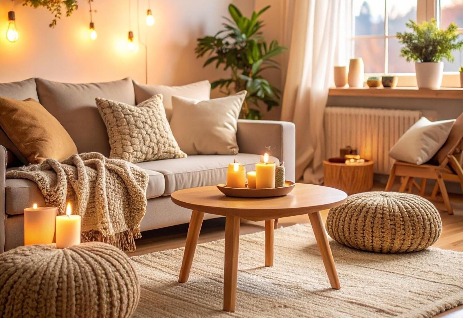 Bright modern home interior